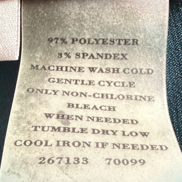 Sleeveless Teal Wrap-Style Women's Top - Picture 7 of 7